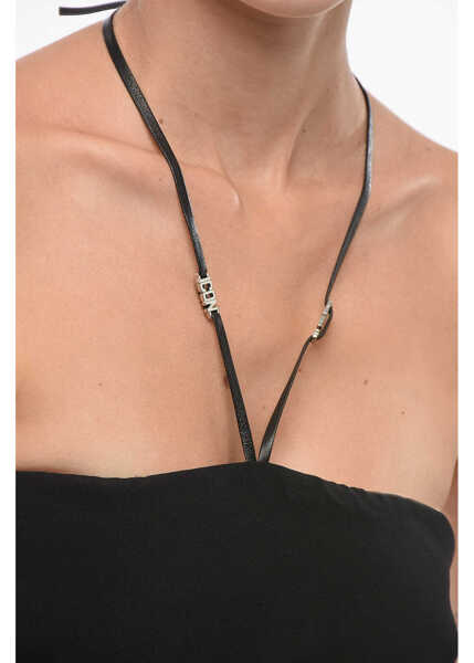 Bluze DSQUARED2 Neck Strap Icon Tube Top Black Femei (BM 18579424) 3