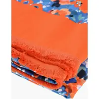 Imbracaminte Dama pagina 402 - Accesorii de plaja DSQUARED2 Floral Patterned Lightweight Cotton Beach Towel Blue Femei (BM 18579460) - B-mall.ro