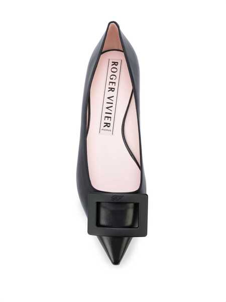 Balerini Roger Vivier Gommettine Ballerina Flats BLACK Femei (BM 18579571) 4