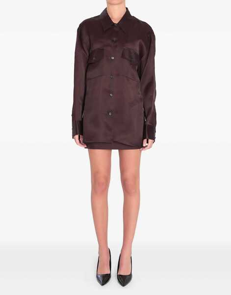 Camasi Khaite Matteo Shirt BORDEAUX Femei (BM 18579583) 2