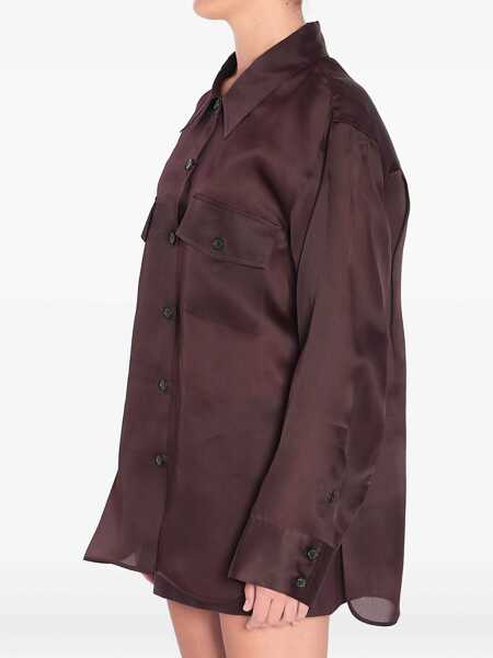 Camasi Khaite Matteo Shirt BORDEAUX Femei (BM 18579583) 3
