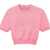 Alexander Wang Chenille Pullover In Cotton Blend With Logo PINK