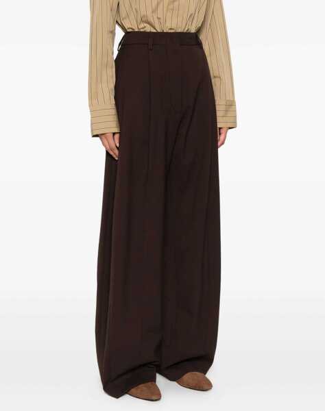 Pantaloni casual The Latest Billie Pants BROWN Femei (BM 18579601) 3