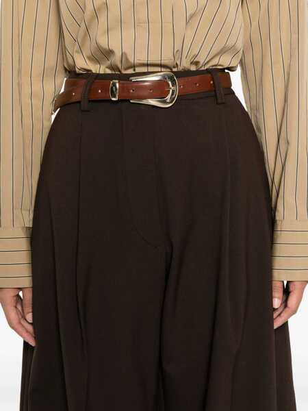 Pantaloni casual The Latest Billie Pants BROWN Femei (BM 18579601) 5