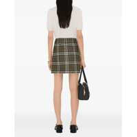Fuste Dama pagina 2 - Fuste Burberry Check-Pattern Mini Skirt GREEN Femei (BM 18579610) - B-mall.ro