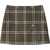 Burberry Check-Pattern Mini Skirt GREEN