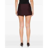 Fuste Khaite Dama - Fuste Khaite Jett Skirt BORDEAUX Femei (BM 18579619) - B-mall.ro