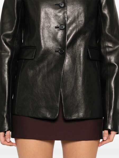 Fuste Khaite Jett Skirt BORDEAUX Femei (BM 18579619) 5