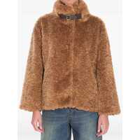 Paltoane Curly Faux-Fur Jacket Femei