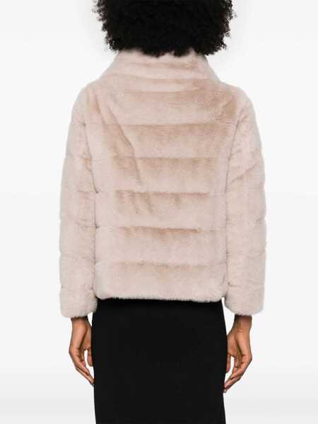 Bomber jacket Herno Faux-Fur Puffer Jacket CREAM Femei (BM 18579652) 4