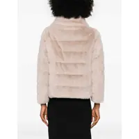 Bomber jacket Dama - Bomber jacket Herno Faux-Fur Puffer Jacket CREAM Femei (BM 18579652) - B-mall.ro