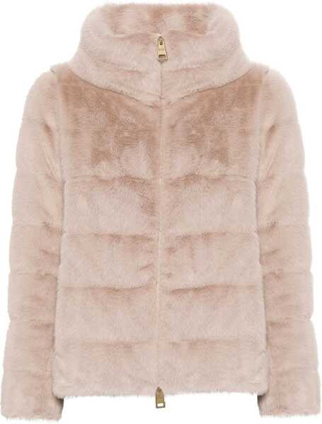 Bomber jacket Herno Faux-Fur Puffer Jacket CREAM Femei (BM 18579652) 1