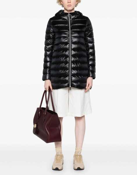 Bomber jacket Herno A- Shape Light Puffer BLACK Femei (BM 18579673) 2