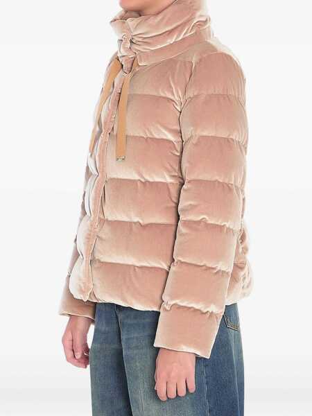Bomber jacket Herno Velvet-Effect Puffer Jacket BEIGE Femei (BM 18579679) 2