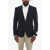 CORNELIANI Cc Collection Virgin Wool Side Vents Blazer Blue