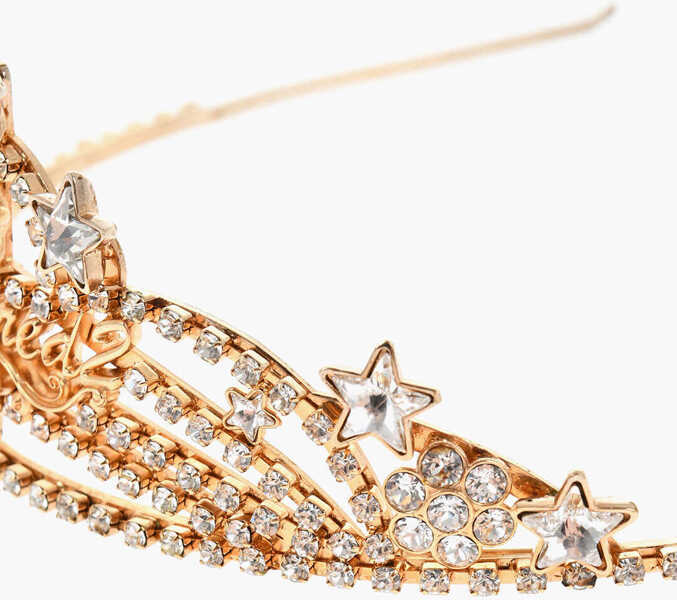 Bijuterii DSQUARED2 Jewels Golden Effect Tiara Gold Femei (BM 18579781) 2