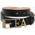 Armani Emporio Textured Leather Belt With Logoed Buckle 25Mm Black