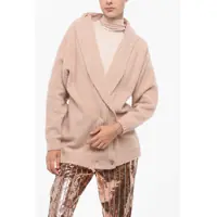 Cardigane Double-Breasted Cotton Blend Cardigan Femei