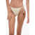 Magda Butrym Solid Color Tie-Side Bikini Bottom With Decorative Beads Beige