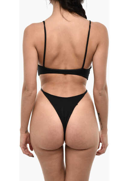 Costume de baie intregi DSQUARED2 Nylon Icon One Piece Swimsuit With Open Back Black Femei (BM 18579802) 2