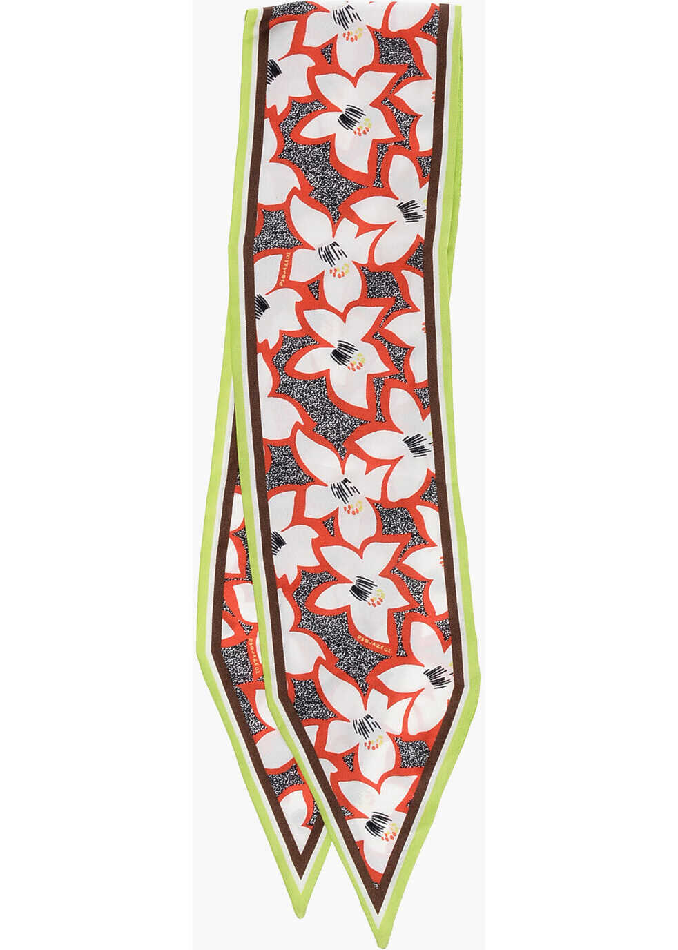 Esarfe DSQUARED2 Floral-Motif Silk Foulard Multicolor Femei (BM 18579814) 1