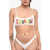 DSQUARED2 Bandeau Bikini Top With Maxi Logo White