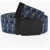 DSQUARED2 Denim Belt With All-Over Monogram 40Mm Blue