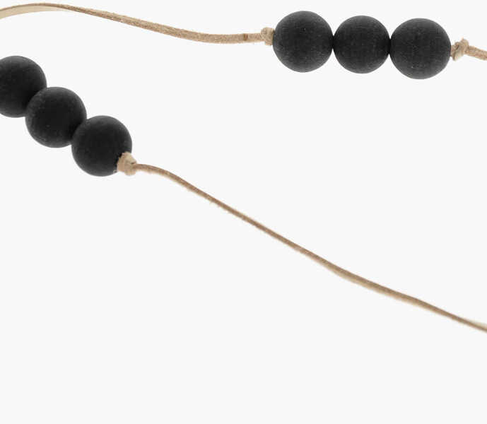 Coliere DSQUARED2 Leather Necklace With Shark Tooth Pendant Beige Barbati (BM 18579856) 3