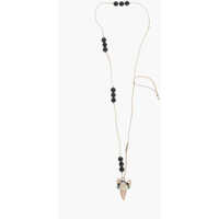 Coliere Leather Necklace With Shark Tooth Pendant Barbati