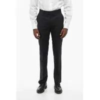 Pantaloni eleganti Virgin Wool Mantua Pants With Hidden Closure Barbati