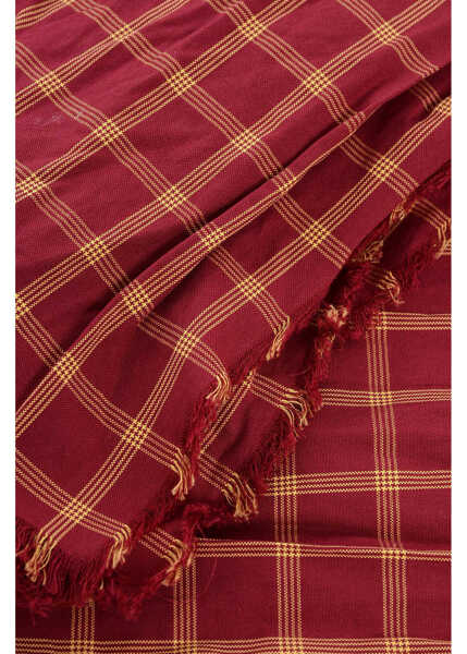 Esarfe DSQUARED2 Two-Tone Checked Scarf With Fringes Yellow Barbati (BM 18579958) 3