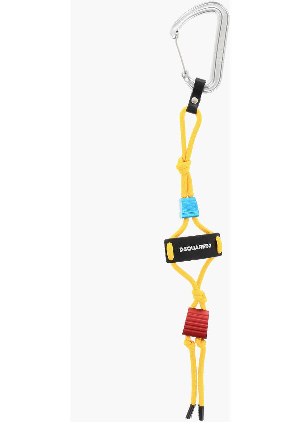Brelocuri DSQUARED2 Fabric Keyring With Carabiner Maxi Yellow Femei (BM 18579967) 1