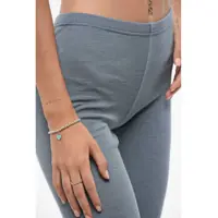 Pantaloni DSQUARED2 Dama - Colanti DSQUARED2 Solid Color Ribbed Slim Fit Leggings Blue Femei (BM 18579979) - B-mall.ro