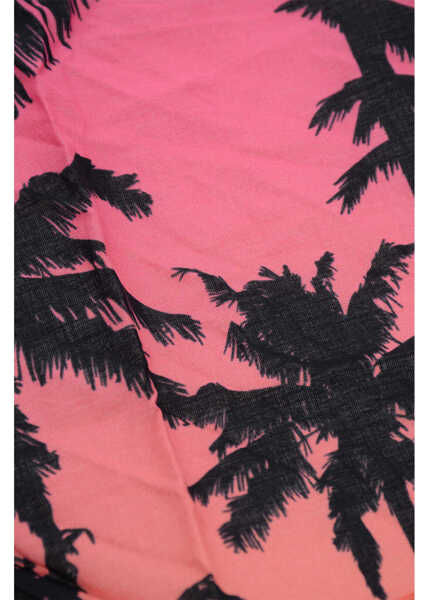 Esarfe DSQUARED2 Gradient Effect Printed Cotton Foulard Multicolor Femei (BM 18579988) 2