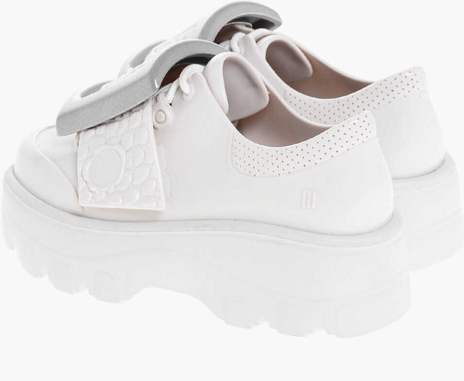 Pantofi Oxford Viktor & Rolf Melissa Pvc Kick Off Derby Shoes With Maxi Buckle 6Cm White Femei (BM 18579994) 2