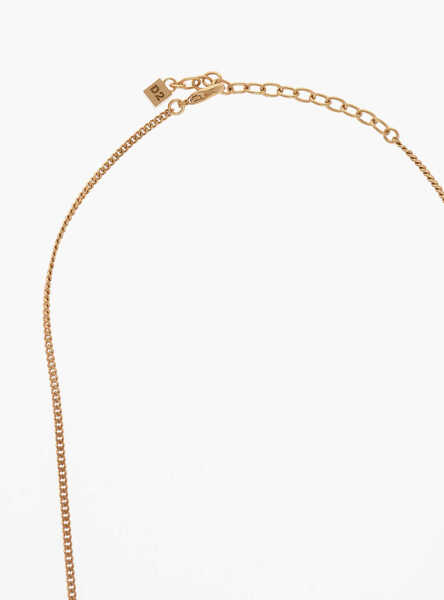 Coliere DSQUARED2 Golden-Effectchain Necklace With Horse Pendant Multicolor Femei (BM 18580021) 3
