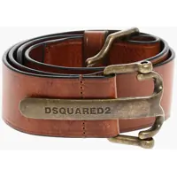 Curele Leather Belt With Logoed Anchor Buckle 40Mm Femei