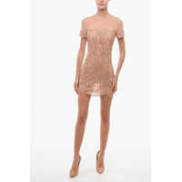 Rochii lungi Sequined Embroidered Sheer Dress Femei