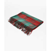 Esarfe Two-Tone Checked Cashmere Scarf With Fringes Barbati