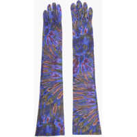 Manusi Tie Dye Effect Warm Leather Gloves Femei
