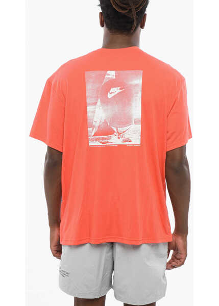 Tricouri Nike Swim Dri-Fit Hydrogu Crew-Neck T-Shirt With Contrasting Mono Red Barbati (BM 18598900) 2