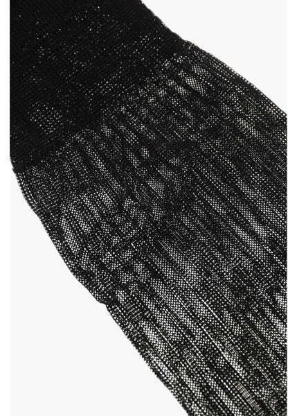 Sosete DSQUARED2 Ribbed Solid Color Long Socks Black Barbati (BM 18598915) 2