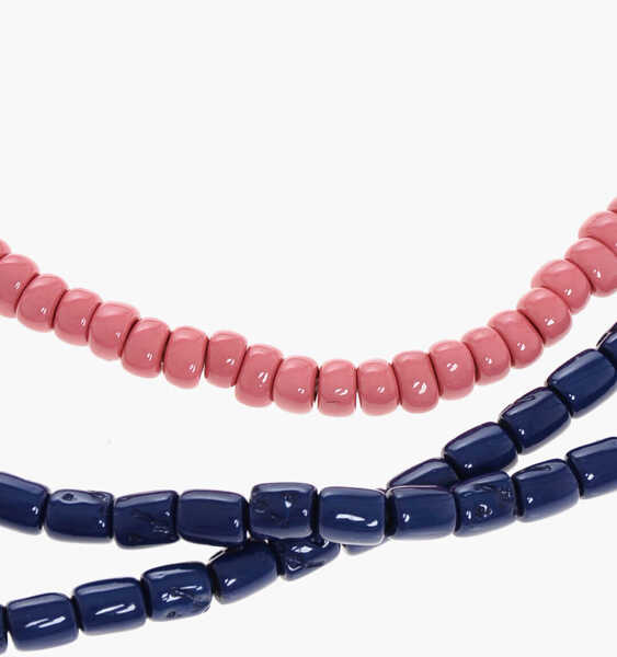 Coliere DSQUARED2 Layered Necklace With Two-Tone Resin Beads Blue Femei (BM 18598939) 3