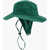 DSQUARED2 Cotton Bucket Hat With Tone On Tone Logo Green
