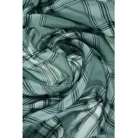 Fulare pentru Barbati - Fulare DSQUARED2 Checked Silk Foulard With Tassels Green Barbati (BM 18598957) - B-mall.ro