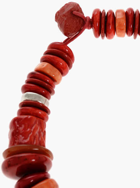 Coliere DSQUARED2 Multicolor Necklace With Maxi Stone Pendant Red Femei (BM 18598969) 3