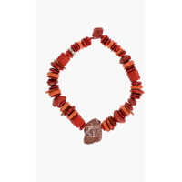 Coliere Multicolor Necklace With Maxi Stone Pendant Femei
