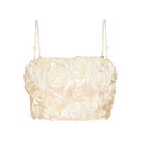 Topuri ROTATE Birger Christensen Rotate Birger Christensen Spaghetti Strap Top With Rose Appliques