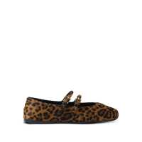 Balerini Prada Printed Leather Ballet Flats Femei