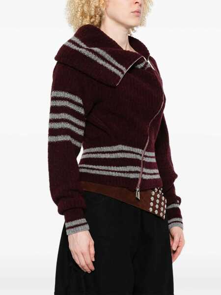 Cardigane THE ATTICO The Attico Cardigan Clothing RED Femei (BM 18600051) 3